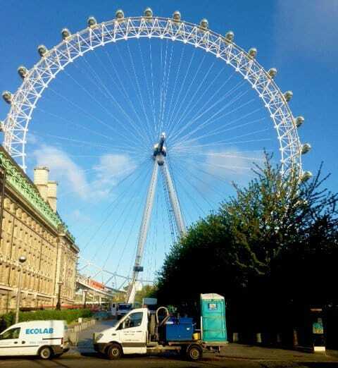 toilet hire london