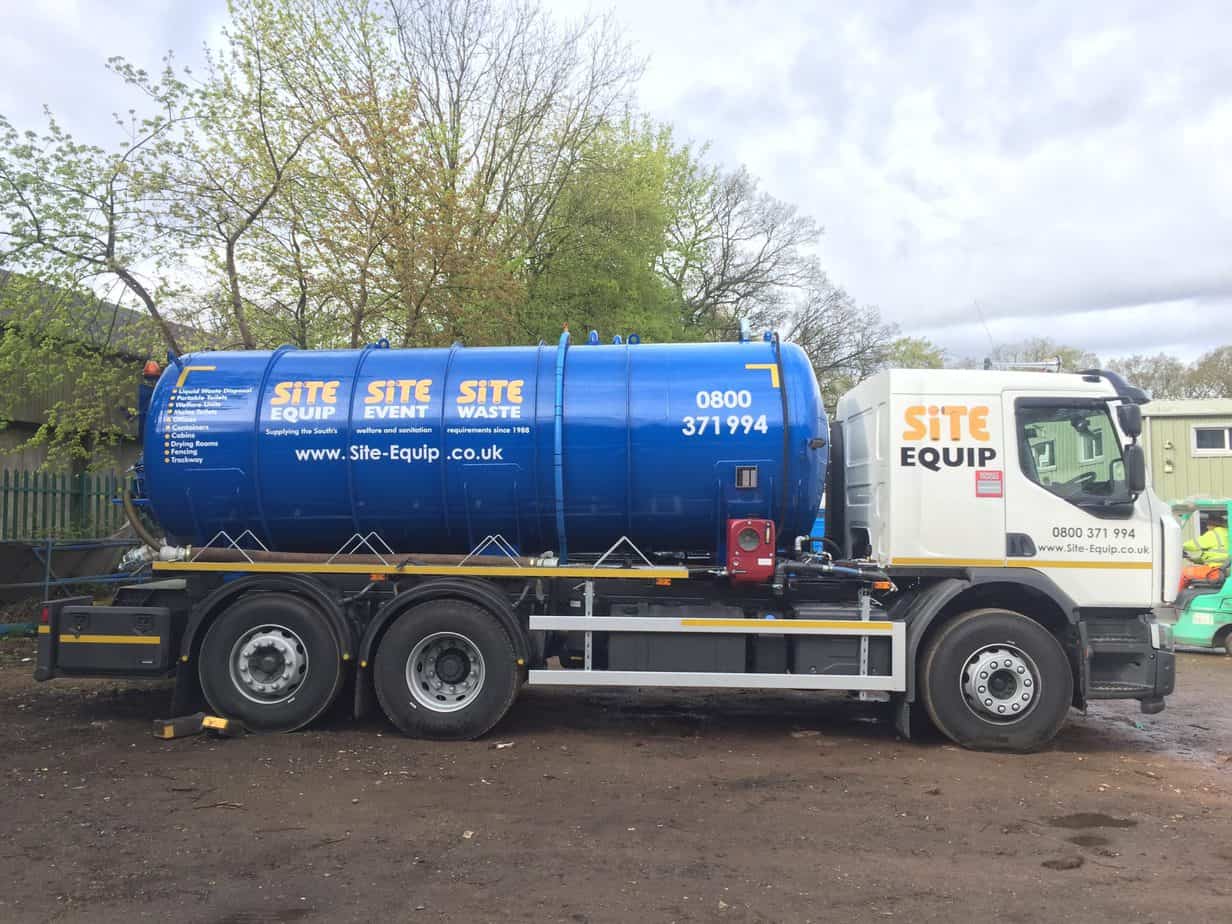 large wet waste removal - our brand new tanker has arrived!