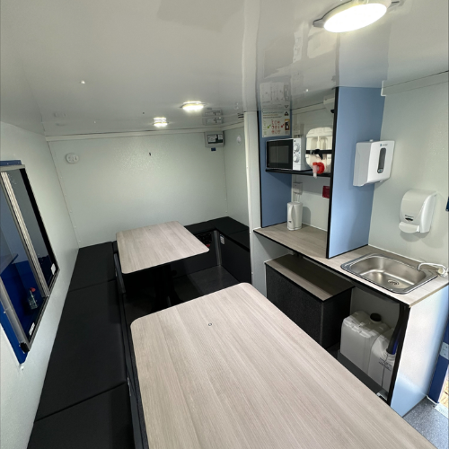 16 man welfare unit for hire