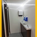 8 bay toilet trailer